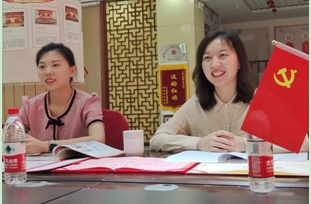 德州运河经开区党群部到凯发K8国际首页兴河湾交流党建工作
